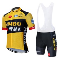 2020 Jumbo Visma Cycling Jersey Short Sleeve Bicycling Jersey 12D Shorts MTB Bicycle Clothing Ropa C
