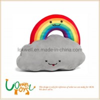 Rainbow and Cloud Plush Cushion Stuffed Soft Doll Toys