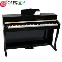 Weighted MIDI 88 Key Hammer Action Electronic Keyboard Polished Electronic Smart China Digital Piano