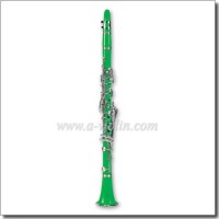 Nickel Plated Keys Colorful 17 Keys Green Clarinet (CL3071-Green)
