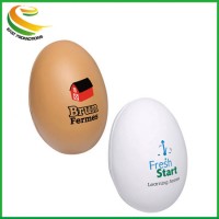 Custom PU Foam Soft Squeeze Toy Egg Shape Stress Ball Promotional Gifts