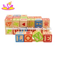 High Quality Educational Blocks Wooden ABC Learning Toys for Toddlers W13A179