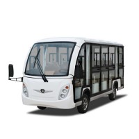 14 Passenger Vehicles Electric Shuttle Bus City Tourist Sightseeing Bus with Heater and Air Conditio