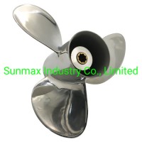 Stainless Steel Outboard Propeller 9 1/4"X12" for YAMAHA 9.9-15HP