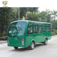 14 Seater Professional Factory Supply Amusement Park Used Electrical Tourist Shuttle Car Mini Tour S