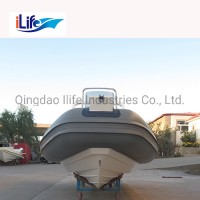 Ilife (CE) 19.7FT 6m Rib 600c PVC Material Pleasure Boats Fiberglass Fishing Yacht for Sale