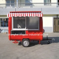 China Outdoor Mobile Coffee French Fries Potato Chips Food Truck with LED Lights