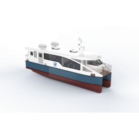 Aluminum Catamaran 48 Seats 15m Water Taxi Ferry Ship Passenger Boat