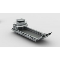 15m CCS Certified Marine Aluminum Alloy Work Barge for Sale