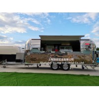 Stainless Steel Customized High Quality Mobile Catering Trailer for Ice Cream Hot Dog