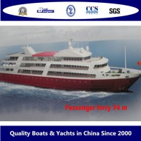 Bestyear Passenger Ferry Ship of 74m for 650 People and Truck