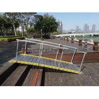 Wholesale High Quality Light Low Weight Movable Handicap Collapsible Wheelchair Aluminum Alloy Ramps