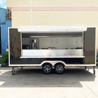 Food Cart Mobile Food Truck Freezer American Small Food Truck Equipment with LED Screen for Sale