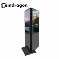 Ad Player 3D Double Sided Digital Signage 43 Inch Ultra Slim Digital Signage Double Sided Display Du