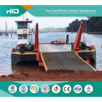 100 - 300t Self Sailing Logistic Barge for Transporting Excavator/Heavy Equipment/Cargos