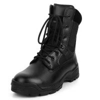 Genuine leather army boots climbing boots