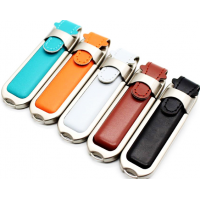 Buckle leather USB flash disk