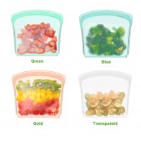 BPA free, LFGB Food Grade Reusable Silicone Food Bags