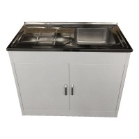 Export to Chile Steel Kitchen Cabinet with Sink