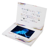 10 inch LCD video mailer, video in print for promotion
