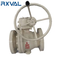 Stainless Steel Industrial Mounted Trunnion Ball Valve RF